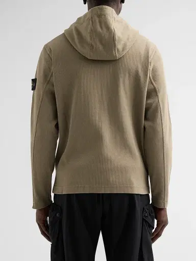 Stone Island Men's Felpa Full-Zip Hoodie | Thumbnail 3 Stone Island Men's Felpa Full-Zip Hoodie | Thumbnail 3