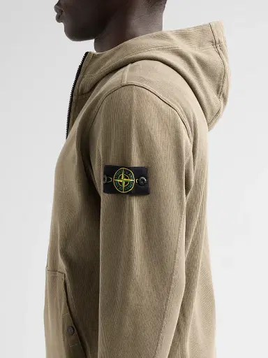 Stone Island Men's Felpa Full-Zip Hoodie | Thumbnail 5 Stone Island Men's Felpa Full-Zip Hoodie | Thumbnail 5