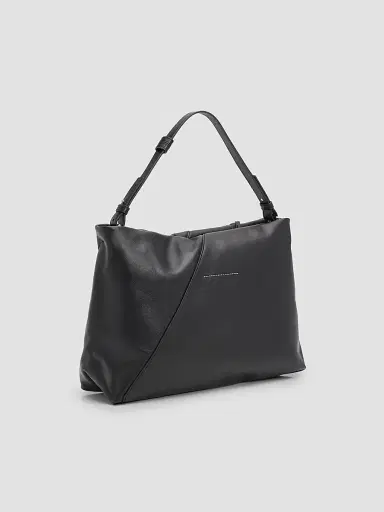 MM6 MAISON MARGIELA Women's Folded Leather Pochette Bag | Thumbnail 2 MM6 MAISON MARGIELA Women's Folded Leather Pochette Bag | Thumbnail 2