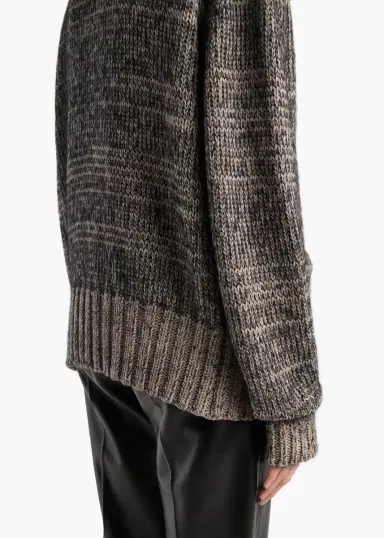 Khaite Maura Cardigan In Sepia And Black Multi | Thumbnail 7