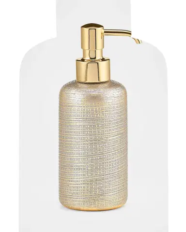 Labrazel Woven Metallic Pump Dispenser with Golden Polished Top | Thumbnail 2 Labrazel Woven Metallic Pump Dispenser with Golden Polished Top | Thumbnail 2