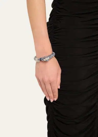Natasha Accessories Limited Embellished Elephant Hinge Bracelet | Thumbnail 2