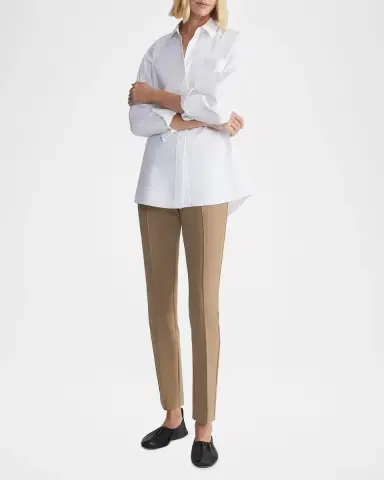 Lafayette 148 New York Plus Size Gramercy Acclaimed-Stretch Pants | Thumbnail 2 Lafayette 148 New York Plus Size Gramercy Acclaimed-Stretch Pants | Thumbnail 2