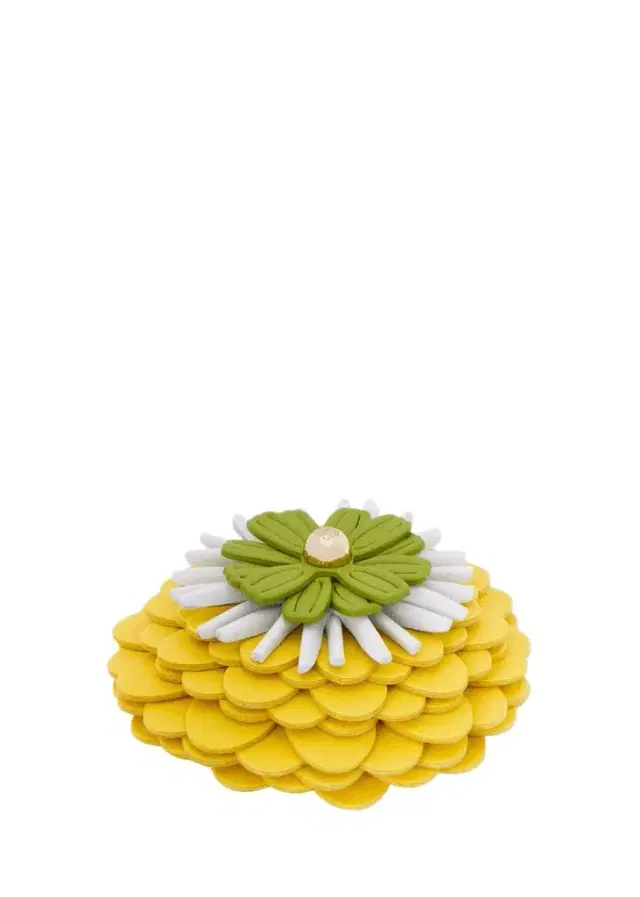 Loewe Flower Leather Pin