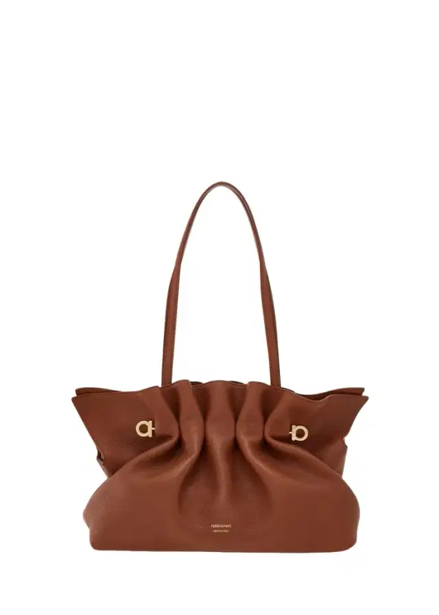Ferragamo Piercing Medium Leather Shoulder Bag