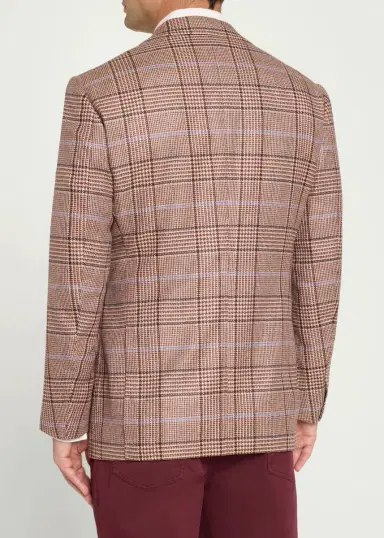 Cesare Attolini Men's Plaid Cashmere Jacket | Thumbnail 8 Cesare Attolini Men's Plaid Cashmere Jacket | Thumbnail 8