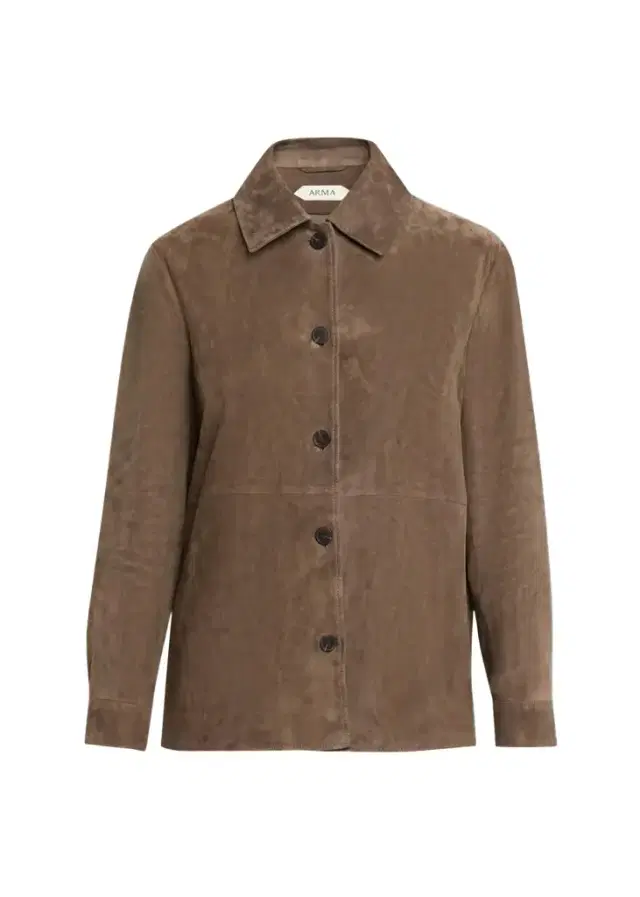 ARMA Vicky Lamb Suede Shirt Jacket