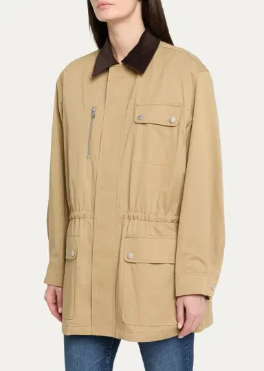 Frame The Twill Safari Jacket | Thumbnail 4