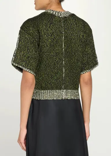 Aisling Camps Mouline Knit Short-Sleeve Perfect T-Shirt | Thumbnail 3
