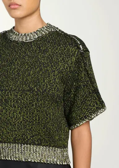 Aisling Camps Mouline Knit Short-Sleeve Perfect T-Shirt | Thumbnail 5