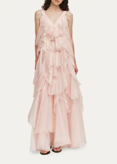 Aje Athena Tiered Ruffle Gown | Thumbnail 4