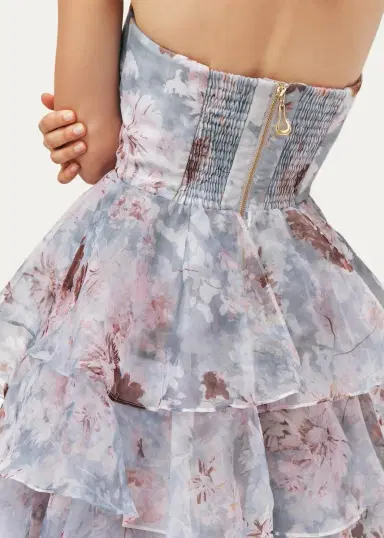 Aje Gabriella Strapless Tiered Ruffle Gown | Thumbnail 5
