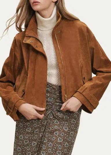 Veronica Beard Bateman Suede Jacket | Thumbnail 3 Veronica Beard Bateman Suede Jacket | Thumbnail 3