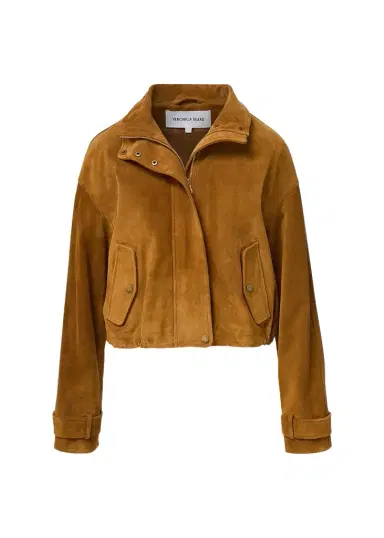 Veronica Beard Bateman Suede Jacket | Thumbnail 1 Veronica Beard Bateman Suede Jacket | Thumbnail 1