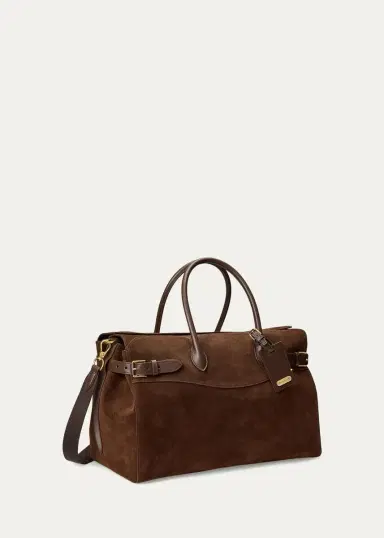 Ralph Lauren Purple Label Men's Bedford Calf-Suede Duffel | Thumbnail 3 Ralph Lauren Purple Label Men's Bedford Calf-Suede Duffel | Thumbnail 3