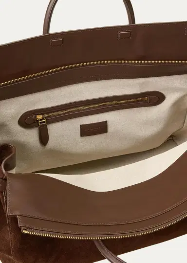 Ralph Lauren Purple Label Men's Bedford Calf-Suede Duffel | Thumbnail 4 Ralph Lauren Purple Label Men's Bedford Calf-Suede Duffel | Thumbnail 4