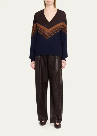 A.L.C. Nicole Chevron Wool Sweater | Thumbnail 2