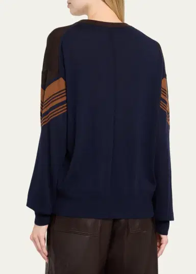 A.L.C. Nicole Chevron Wool Sweater | Thumbnail 3