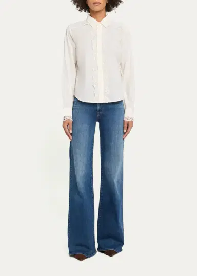 Mother The Headup Honey Button-Front Shirt | Thumbnail 2 Mother The Headup Honey Button-Front Shirt | Thumbnail 2