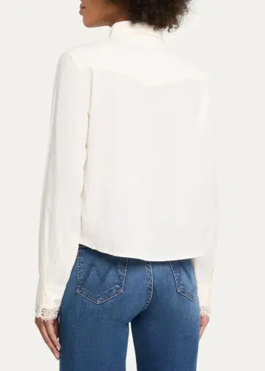 Mother The Headup Honey Button-Front Shirt | Thumbnail 3 Mother The Headup Honey Button-Front Shirt | Thumbnail 3