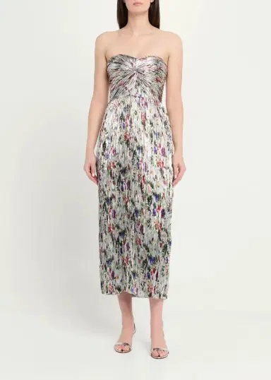 Ulla Johnson Adelaide Strapless Pleated Dress | Thumbnail 2