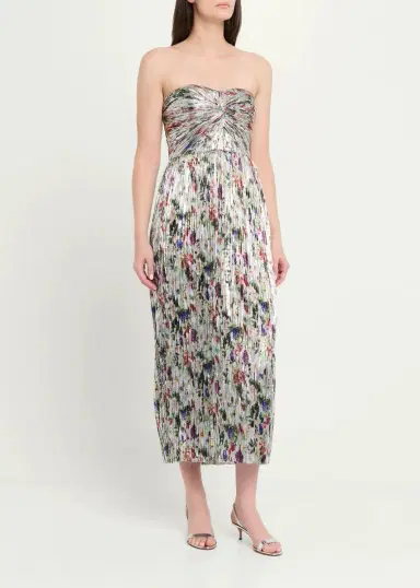 Ulla Johnson Adelaide Strapless Pleated Dress | Thumbnail 4