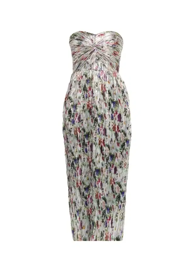Ulla Johnson Adelaide Strapless Pleated Dress