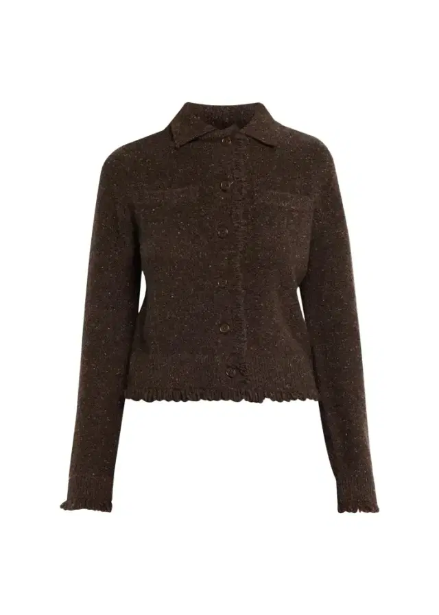 RAILS Donegal-Style Cashmere Button-Front Cardigan