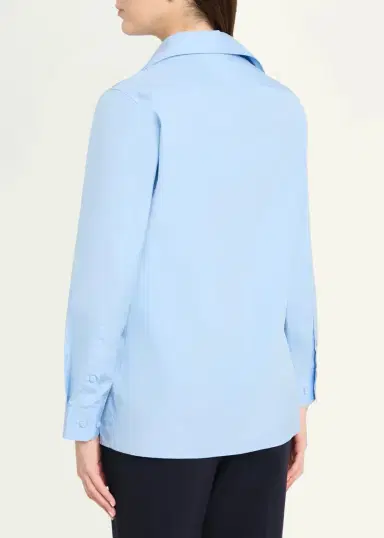 Gabriela Hearst Judie Cotton Poplin Button-Down Shirt | Thumbnail 3 Gabriela Hearst Judie Cotton Poplin Button-Down Shirt | Thumbnail 3