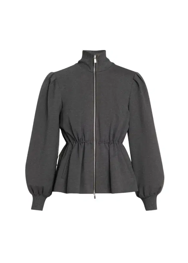 Ida Zip-Front Peplum Jacket