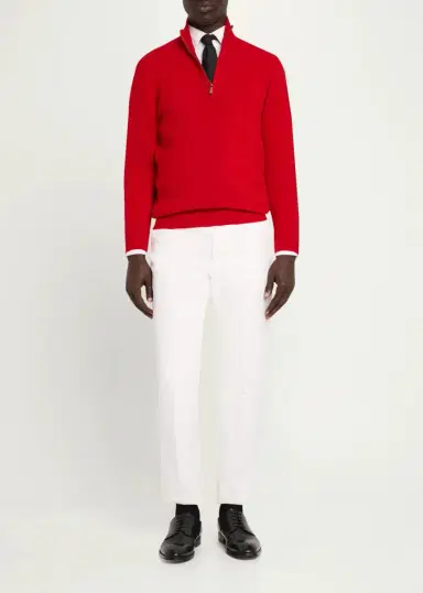 Polo Ralph Lauren Men's Cashmere Half-Zip Sweater | Thumbnail 2