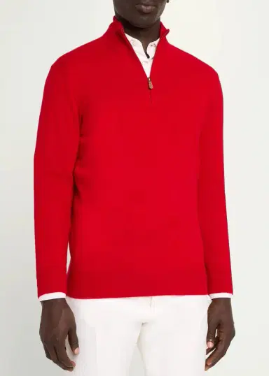 Polo Ralph Lauren Men's Cashmere Half-Zip Sweater | Thumbnail 4