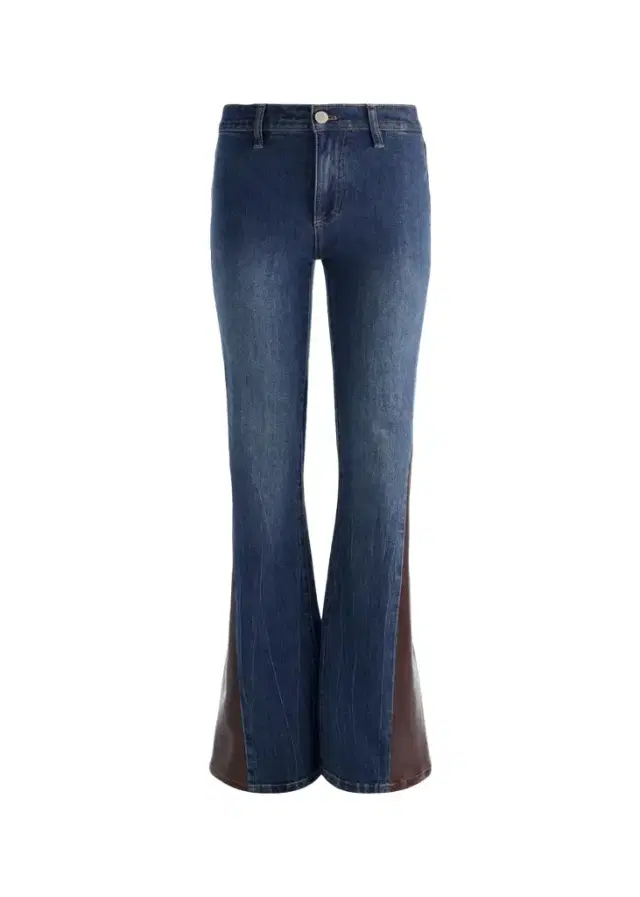 Alice + Olivia SB Faux-Leather Cutout Jeans