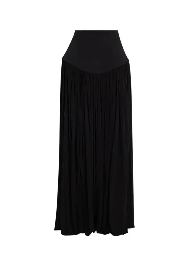 Louise Gathered Yoke Jersey Maxi Skirt