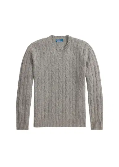 Polo Ralph Lauren Men's The Iconic Cable-Knit Cashmere Sweater | Thumbnail 1