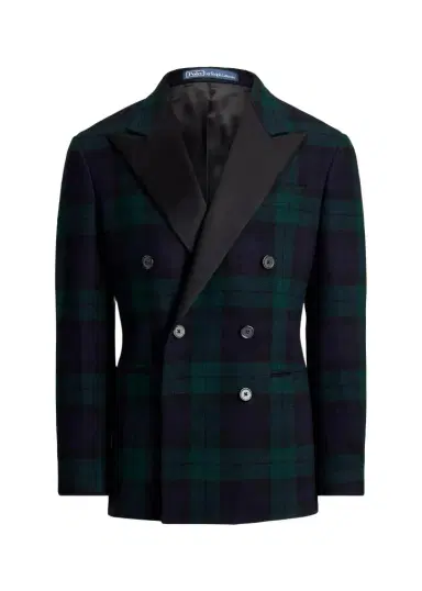 Polo Ralph Lauren Men's Polo Tailored Fit Plaid Tuxedo Jacket | Thumbnail 1 Polo Ralph Lauren Men's Polo Tailored Fit Plaid Tuxedo Jacket | Thumbnail 1