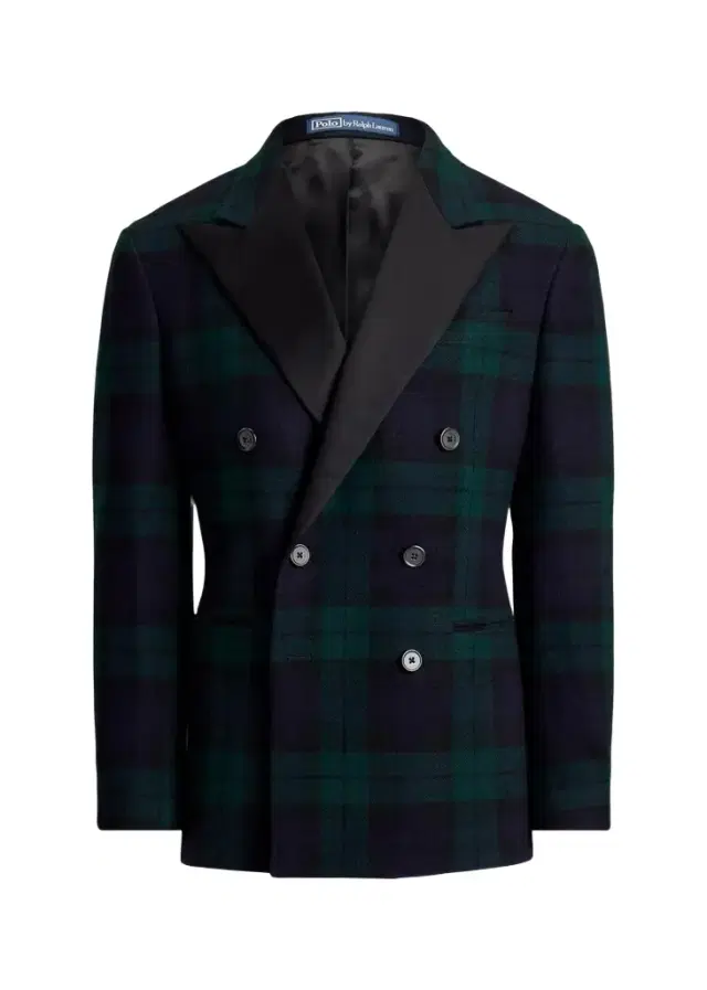 Polo Ralph Lauren Men's Polo Tailored Fit Plaid Tuxedo Jacket