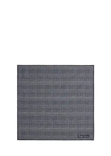 Ralph Lauren Purple Label Men's Plaid Cashmere-Silk Pocket Square | Thumbnail 1 Ralph Lauren Purple Label Men's Plaid Cashmere-Silk Pocket Square | Thumbnail 1