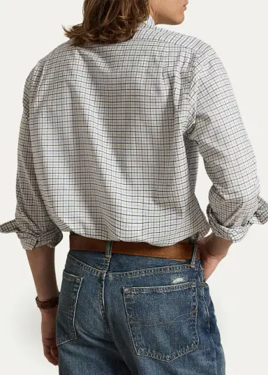 Polo Ralph Lauren Men's Classic Fit Tattersall Twill Shirt | Thumbnail 3