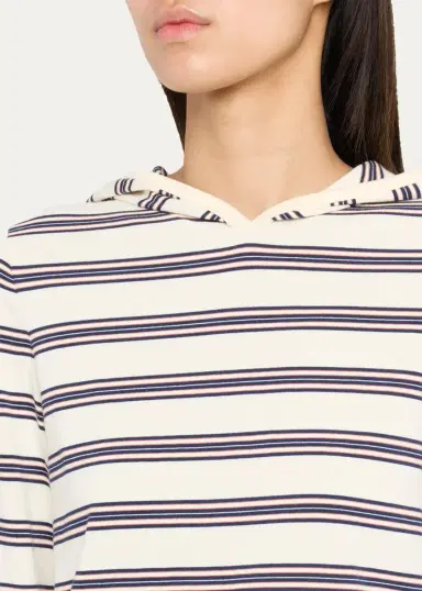 STILL HERE Nellie Striped Hooded Shirt | Thumbnail 5 STILL HERE Nellie Striped Hooded Shirt | Thumbnail 5