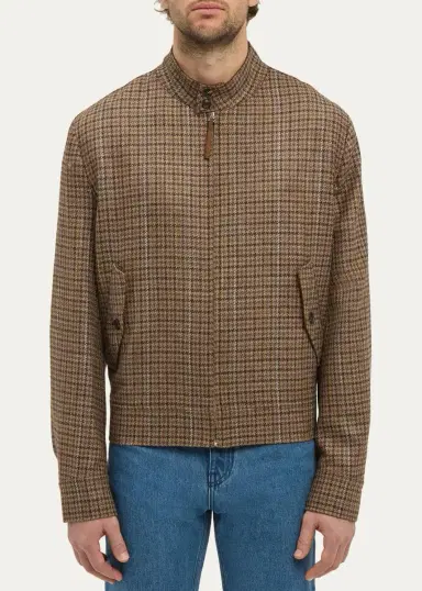 Gabriela Hearst Graham Houndstooth Cashmere & Silk Jacket | Thumbnail 2