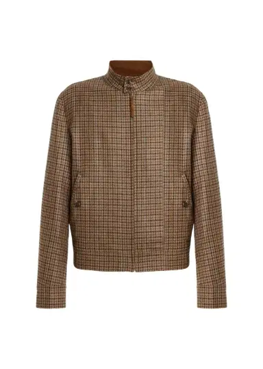 Gabriela Hearst Graham Houndstooth Cashmere & Silk Jacket | Thumbnail 1