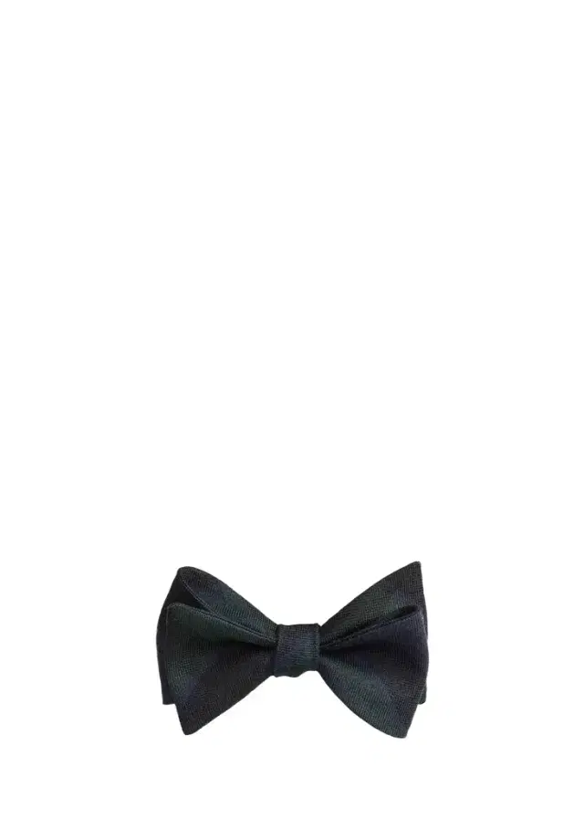 Ralph Lauren Purple Label Men's Plaid-Print Cashmere-Silk Bow Tie