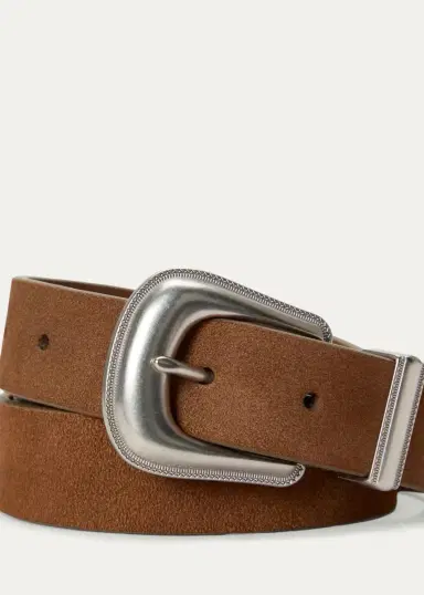Polo Ralph Lauren Men's Suede Western Belt | Thumbnail 2