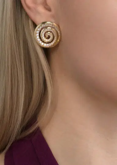 Emily P. Wheeler 18K Yellow Gold & 1.54 TCW Diamond Stud Earrings | Thumbnail 2