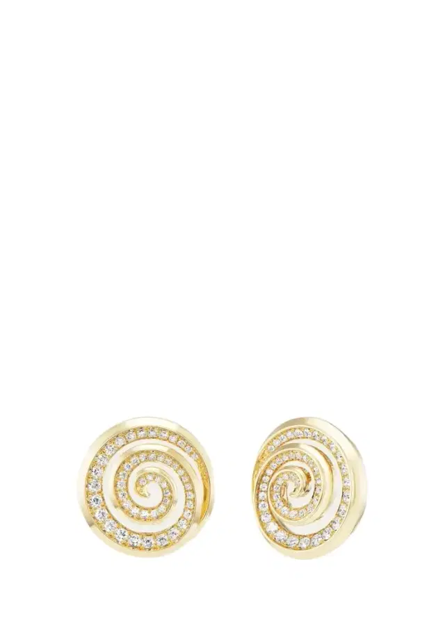 18K Yellow Gold & 1.54 TCW Diamond Stud Earrings