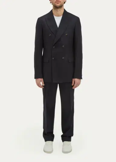 Gabriela Hearst Men's Arthur Wool-Cashmere Pants | Thumbnail 2