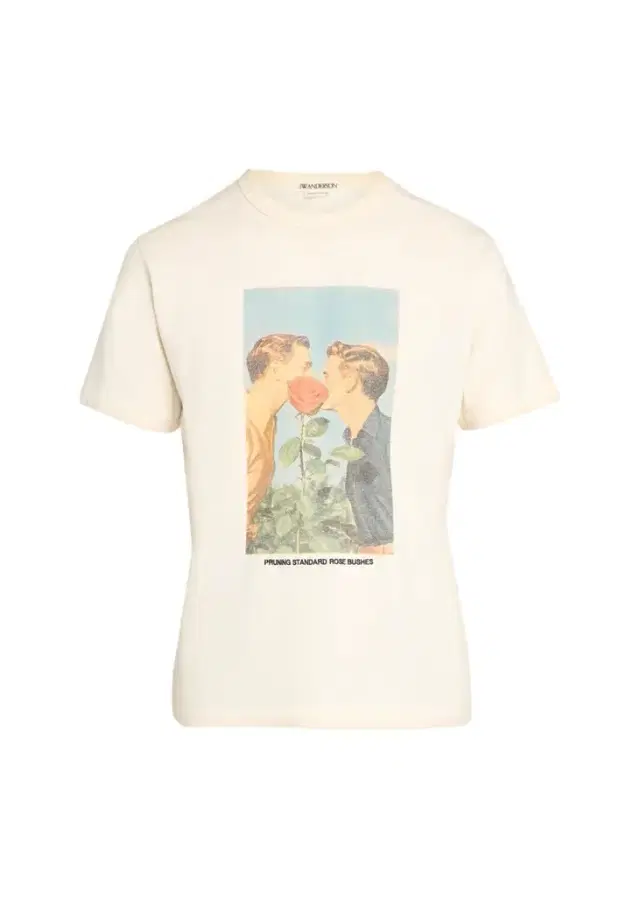 JW Anderson Men's Kissing Graphic Cotton T-Shirt