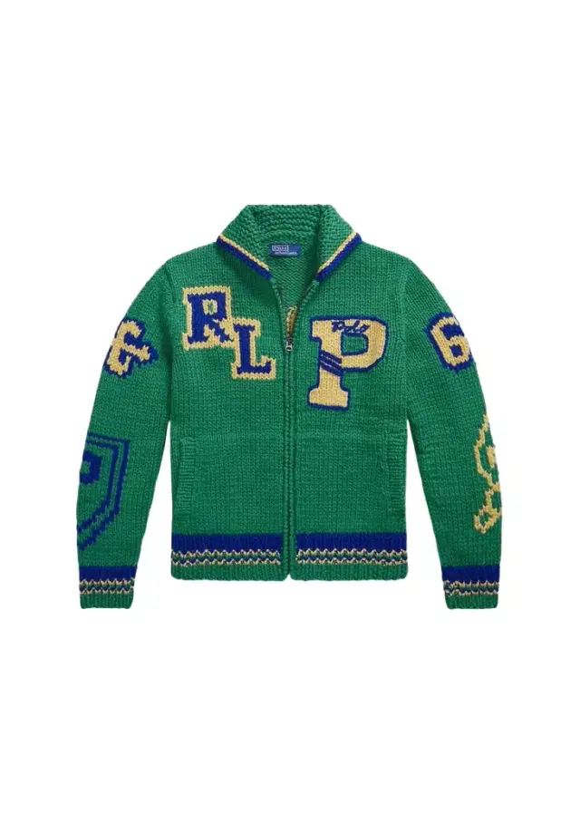 Polo Ralph Lauren Men's Wool Letter Cardigan