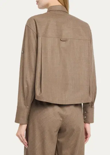 Maria McManus Stretch-Wool Shirt | Thumbnail 3